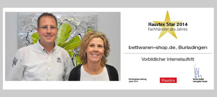 Branchenoskar für Bettwaren-Shop.de