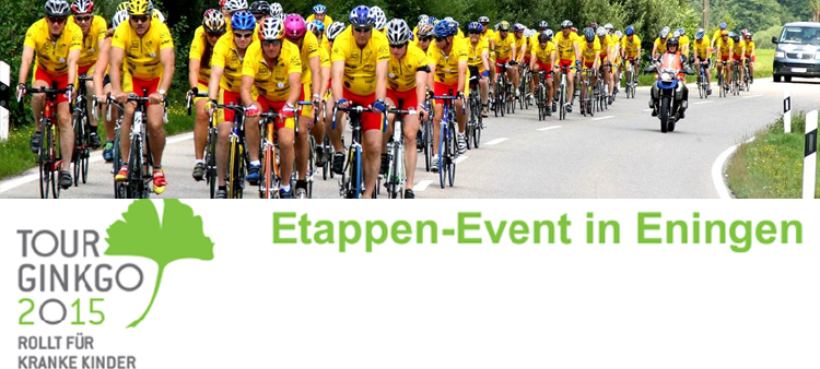 Event: Prominenten Radtour in Eningen- Spende 18220 Euro