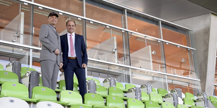 Marketing, Netzwerkausbau und Sponsoring. SSV Reutlingen mit APROS Consulting und Firmenservices