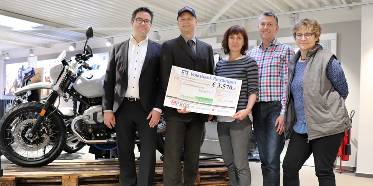 Unternehmensberatung APROS Consulting & Services spendet 3.570 Euro – So bleibt Gesundheitsmanagement erfolgreich in Bewegung