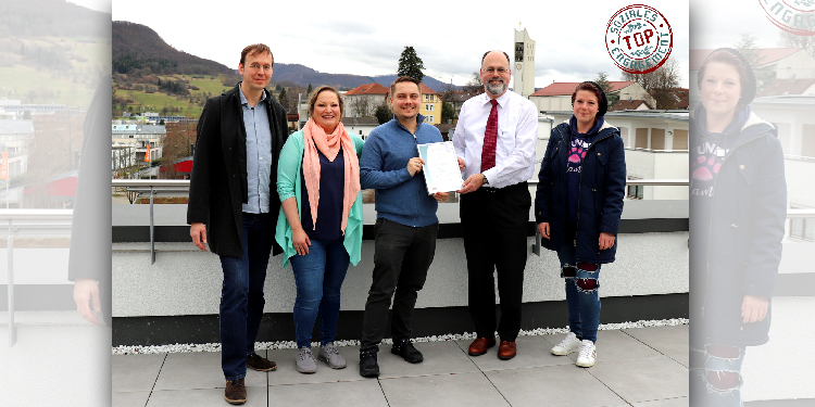 TOP Sozial Zertifizierung Dr. Rau & Kollegen mit Sozialpartner Hospiz Veronika