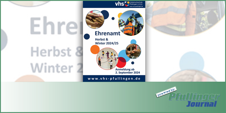 Thema Ehrenamt – Das neue Programmheft der vhs Pfullingen ist erschienen