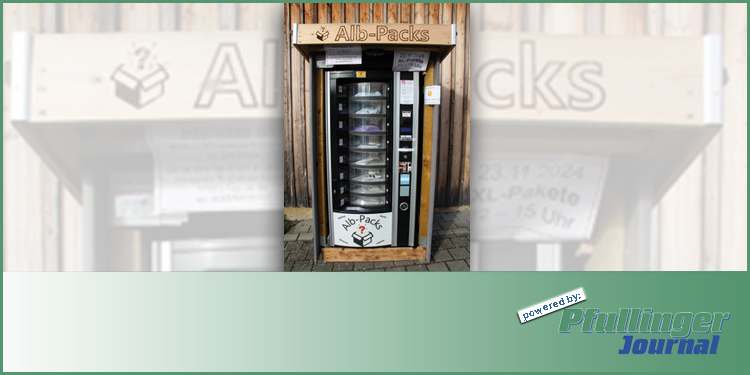 Alb Packs in Engstingen: Überraschung aus dem Automaten