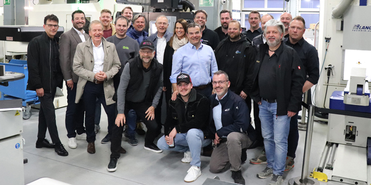 Produktivaustausch Brecht Feinmechanik GmbH mit Managern der Region Reutlingen